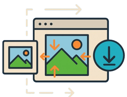 Hero banner illustrating image conversion